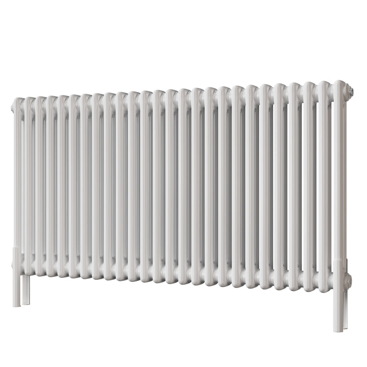 Alpha - White Column Radiator H600mm x W1164mm 2 Column - Feet Included