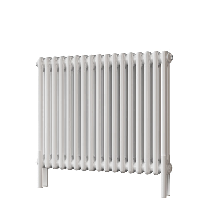 Alpha - White Column Radiator H600mm x W768mm 2 Column - Feet Included