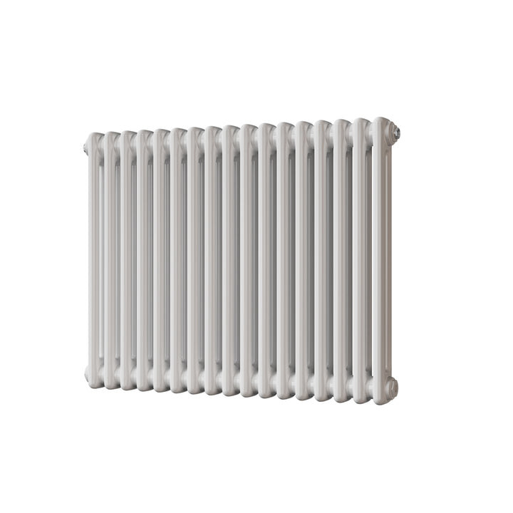 Alpha - White Column Radiator H600mm x W768mm 2 Column - Feet Included