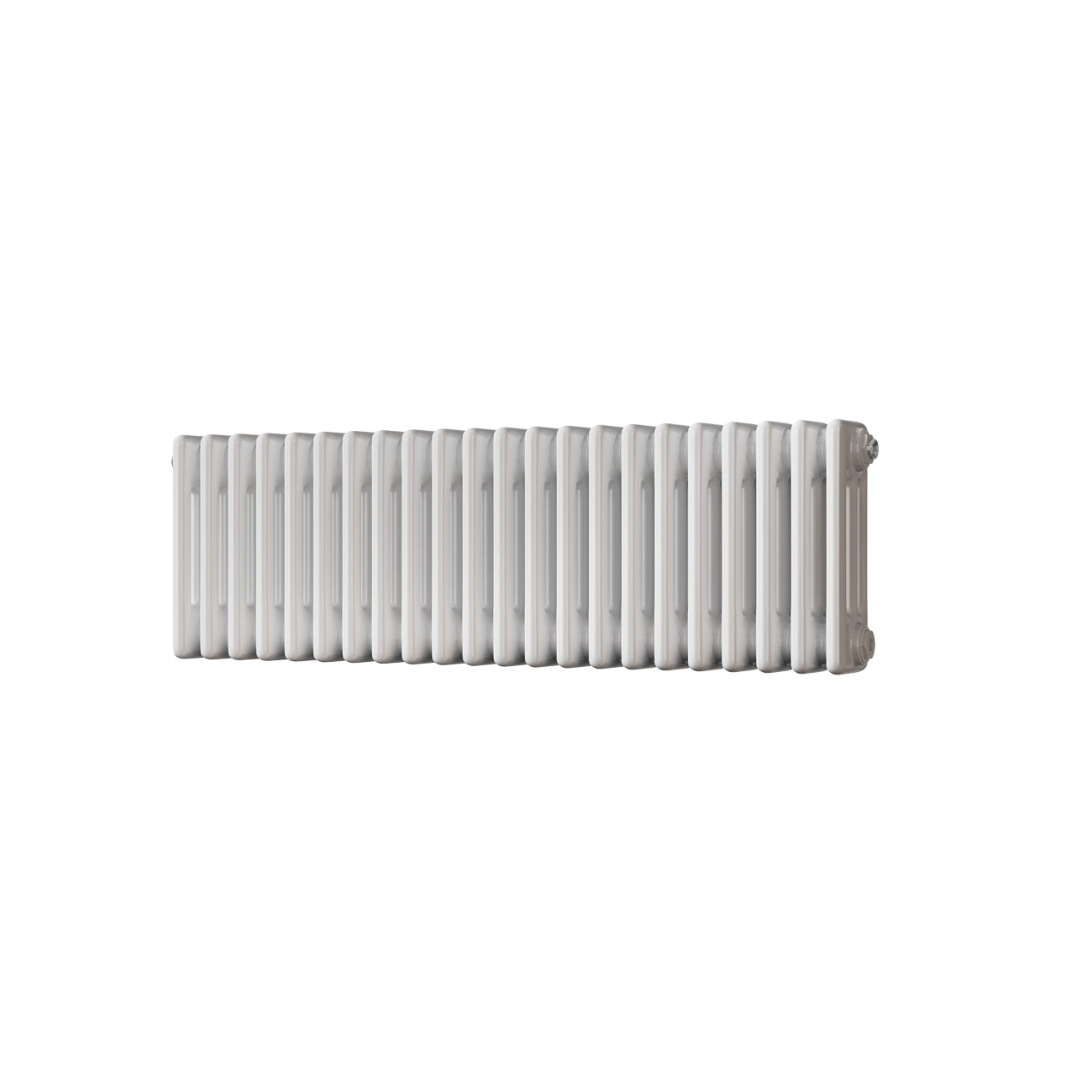 Alpha - White Column Radiator H300mm x W999mm 3 Column - Feet Included