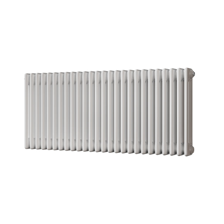 Alpha - White Column Radiator H500mm x W1177mm 3 Column - Feet Included