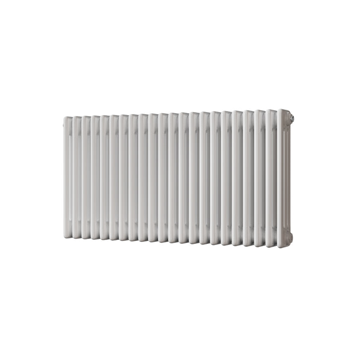 Alpha - White Column Radiator H500mm x W999mm 3 Column - Feet Included