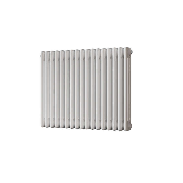 Alpha - White Column Radiator H600mm x W777mm 3 Column - Feet Included