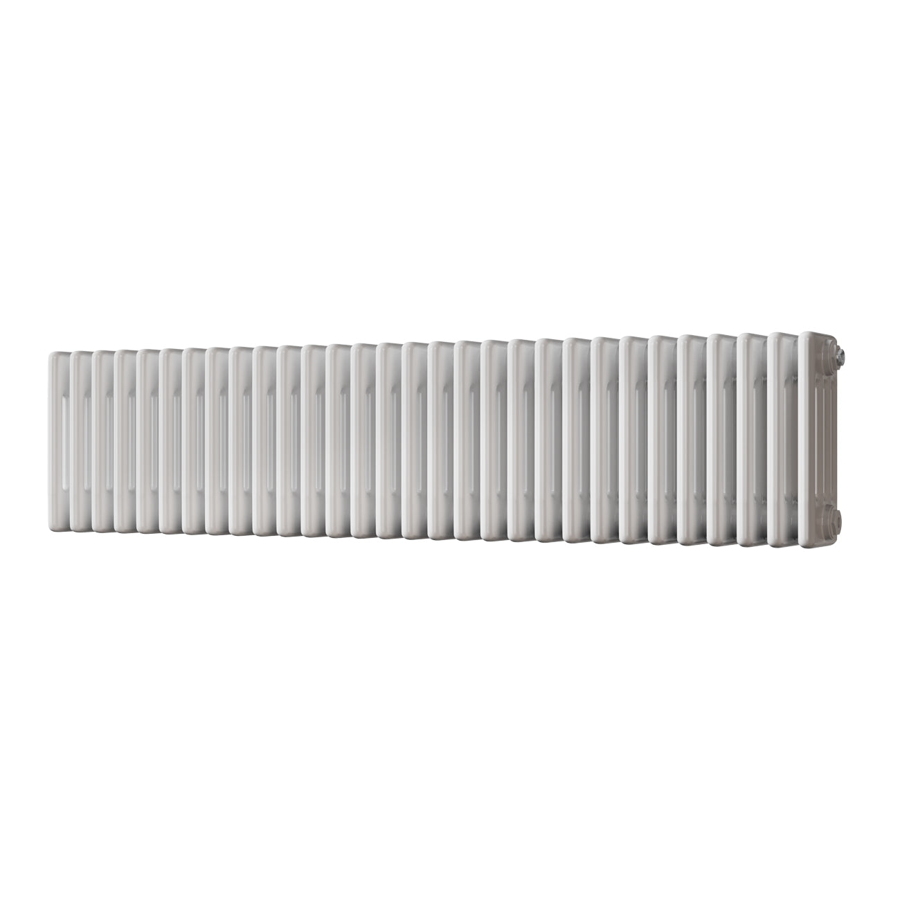 Alpha - White Column Radiator H300mm x W1340mm 4 Column - Feet Included