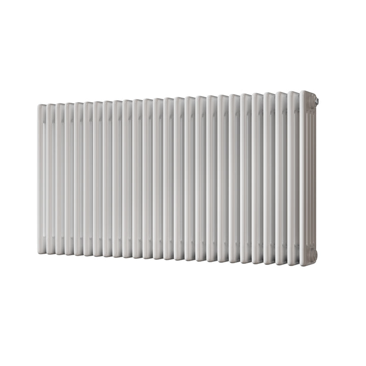 Alpha - White Column Radiator H500mm x W988mm 4 Column - Feet Included