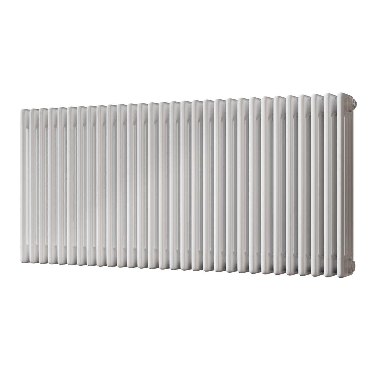 Alpha - White Column Radiator H600mm x W1340mm 4 Column - Feet Included