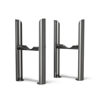 Alpha raw metal 3 column radiator feet