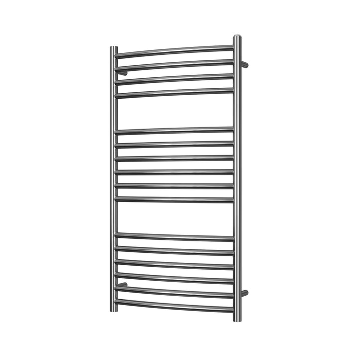 Aston - Stainless Steel Heated Towel Rail - H1000mm x W500mm - Curved