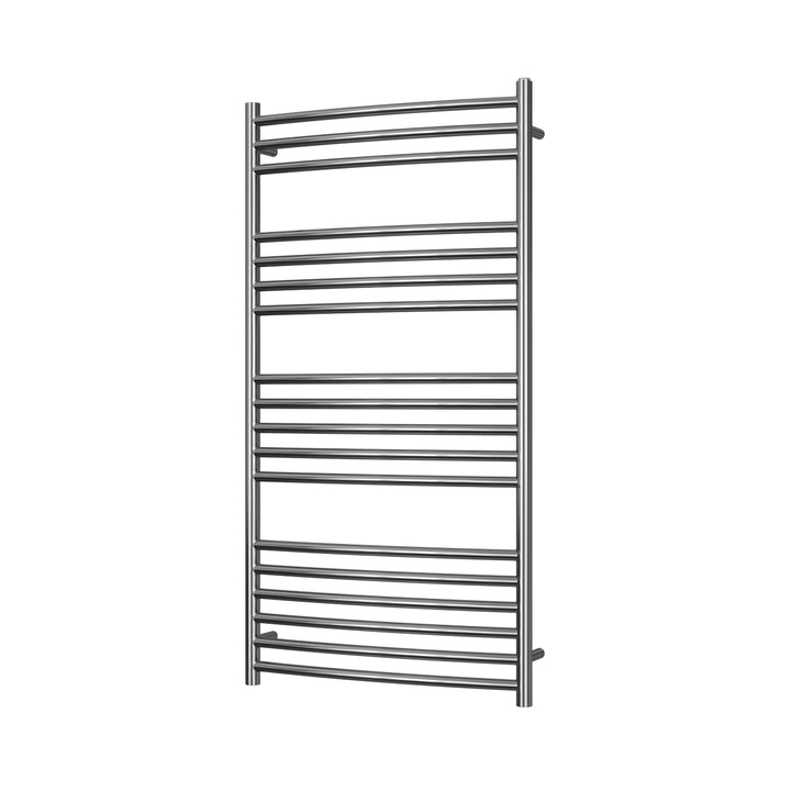 Aston - Stainless Steel Heated Towel Rail - H1200mm x W600mm - Curved