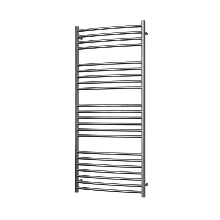 Aston - Stainless Steel Heated Towel Rail - H1400mm x W600mm - Curved