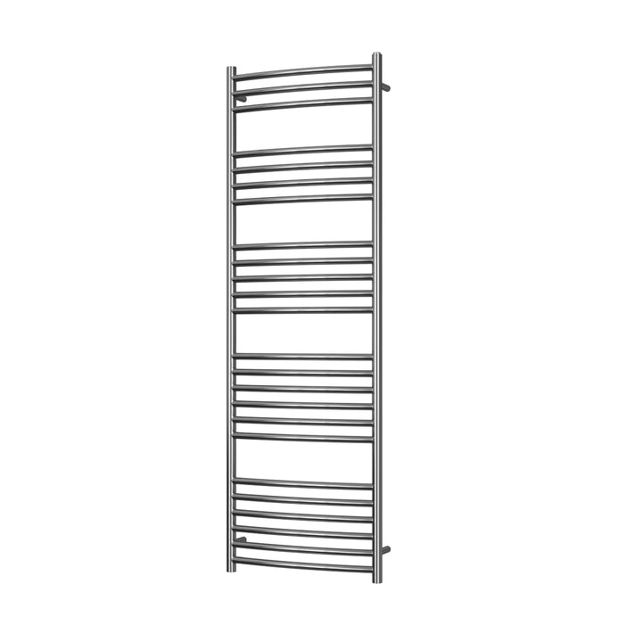 Aston - Stainless Steel Heated Towel Rail - H1600mm x W500mm - Curved