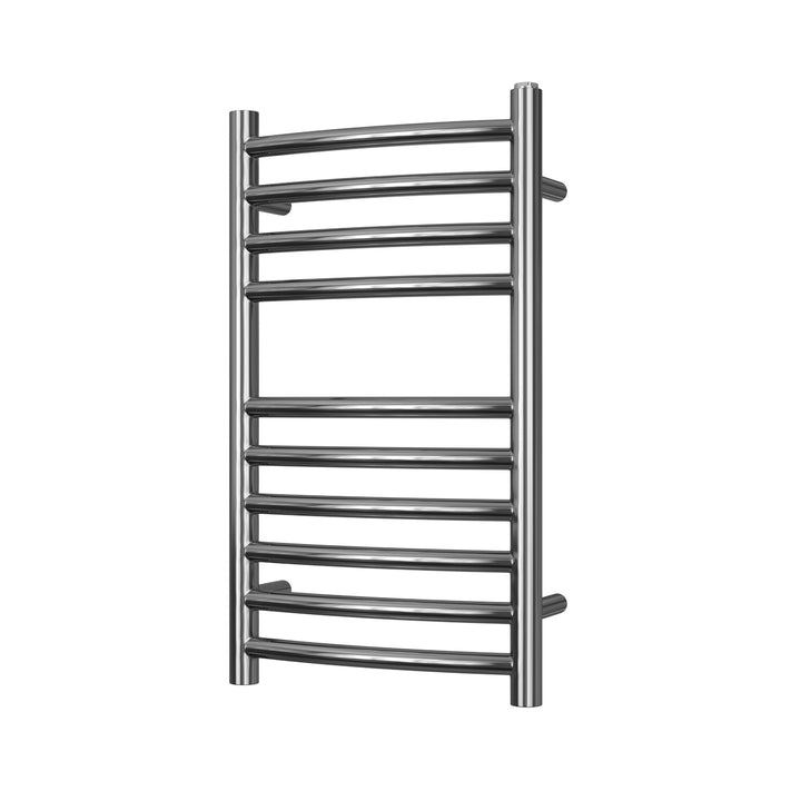 Aston - Stainless Steel Heated Towel Rail - H600mm x W350mm - Curved