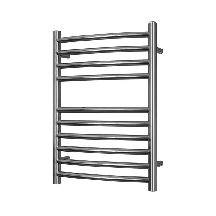 Aston - Stainless Steel Heated Towel Rail - H600mm x W400mm - Curved