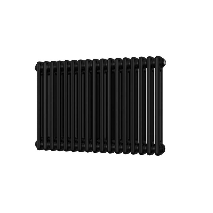 Alpha - Black Column Radiator H500mm x W768mm 2 Column - Feet Included