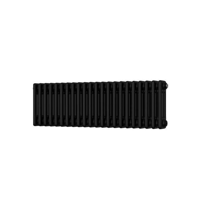 Alpha - Black Column Radiator H300mm x W999mm 3 Column - Feet Included