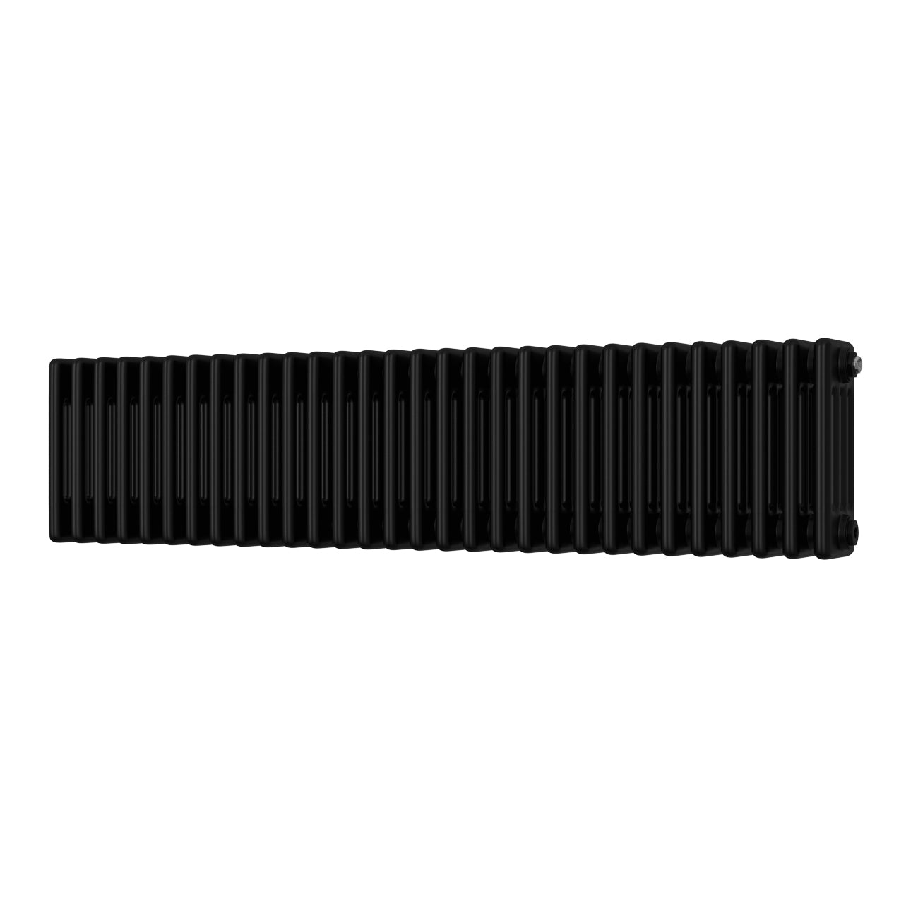 Alpha - Black Column Radiator H300mm x W1340mm 4 Column