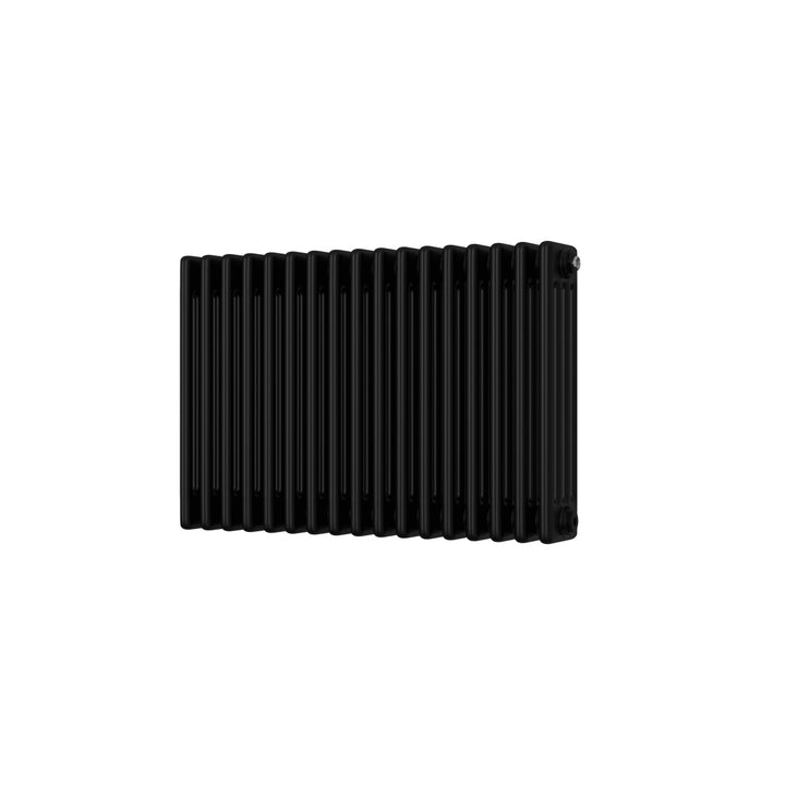 Alpha - Black Column Radiator H500mm x W768mm 4 Column - Feet Included