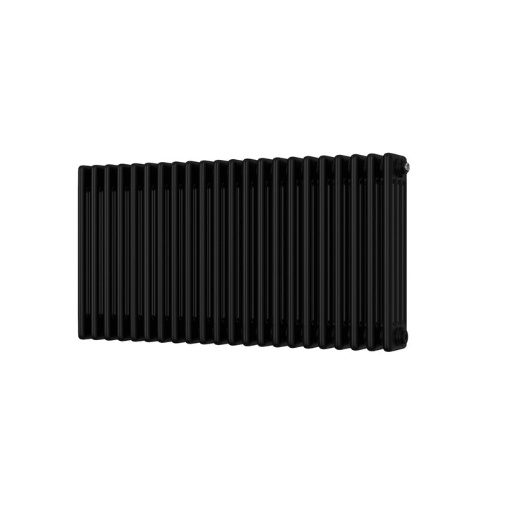 Alpha - Black Column Radiator H500mm x W988mm 4 Column - Feet Included