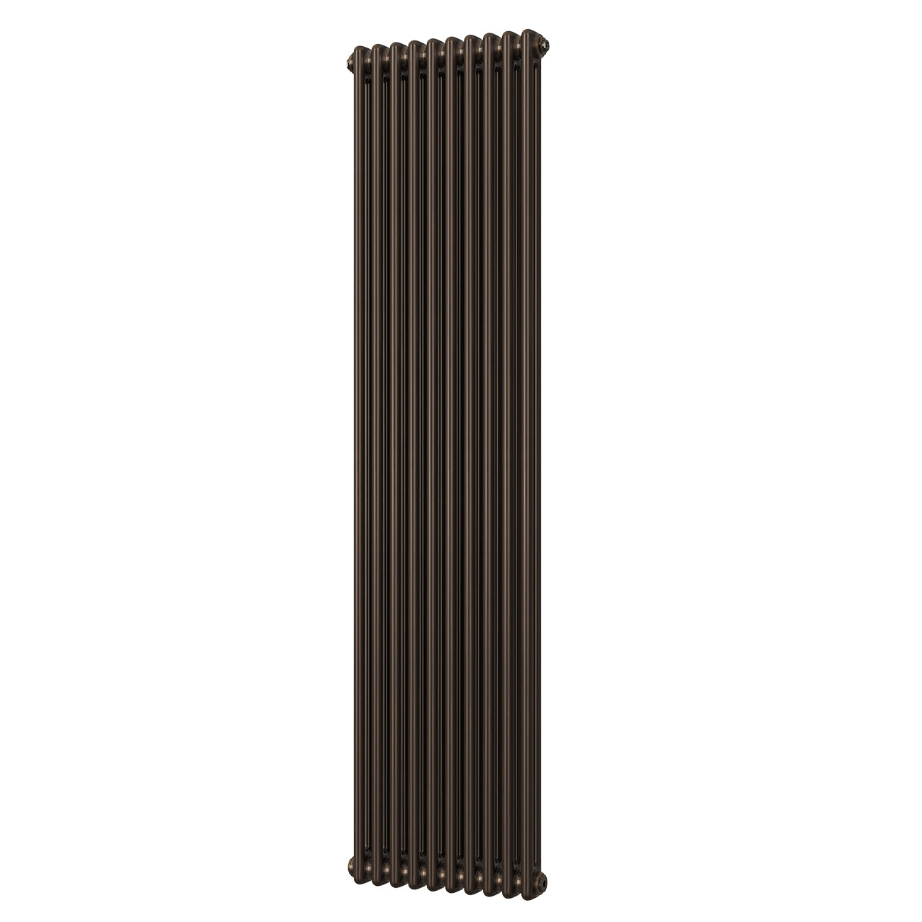 Alpha - Black Copper Vertical Column Radiator H1800mm x W460mm 2 Column