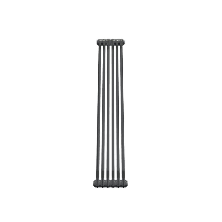 Bircham - Raw Metal Vertical Column Radiator H1500mm x W296mm 2 Column