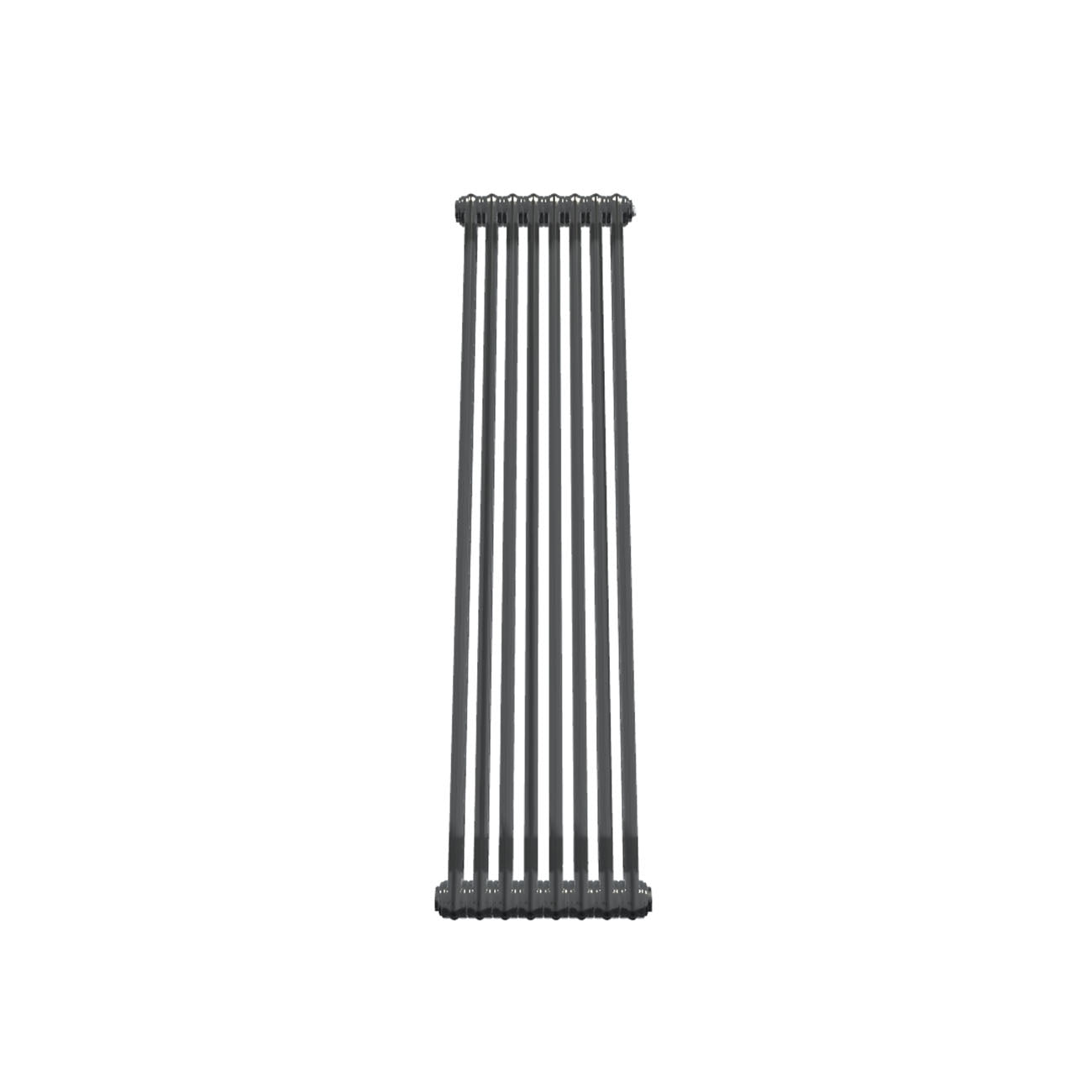 Bircham - Raw Metal Vertical Column Radiator H1500mm x W386mm 2 Column