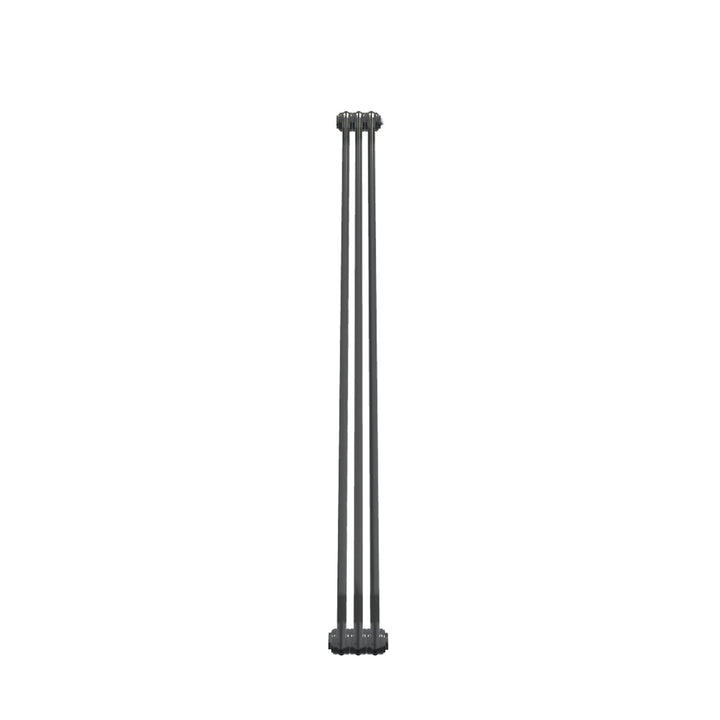 Bircham - Raw Metal Vertical Column Radiator H1800mm x W161mm 2 Column