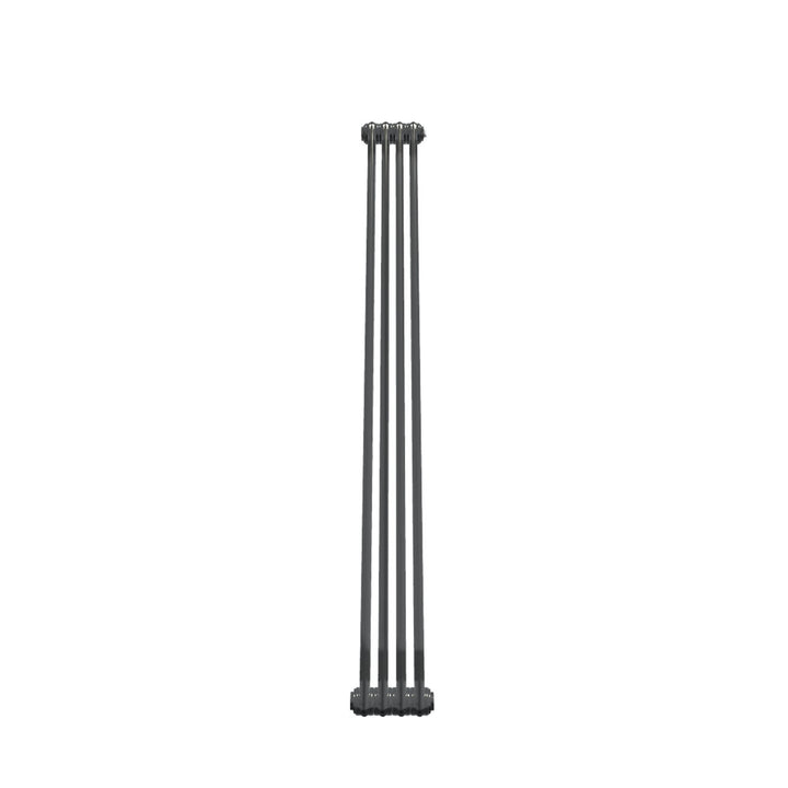 Bircham - Raw Metal Vertical Column Radiator H1800mm x W206mm 2 Column