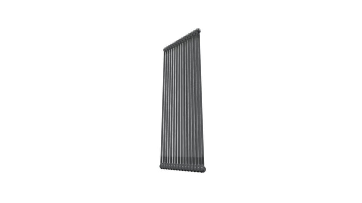 Bircham - Raw Metal Vertical Column Radiator H1800mm x W701mm 2 Column