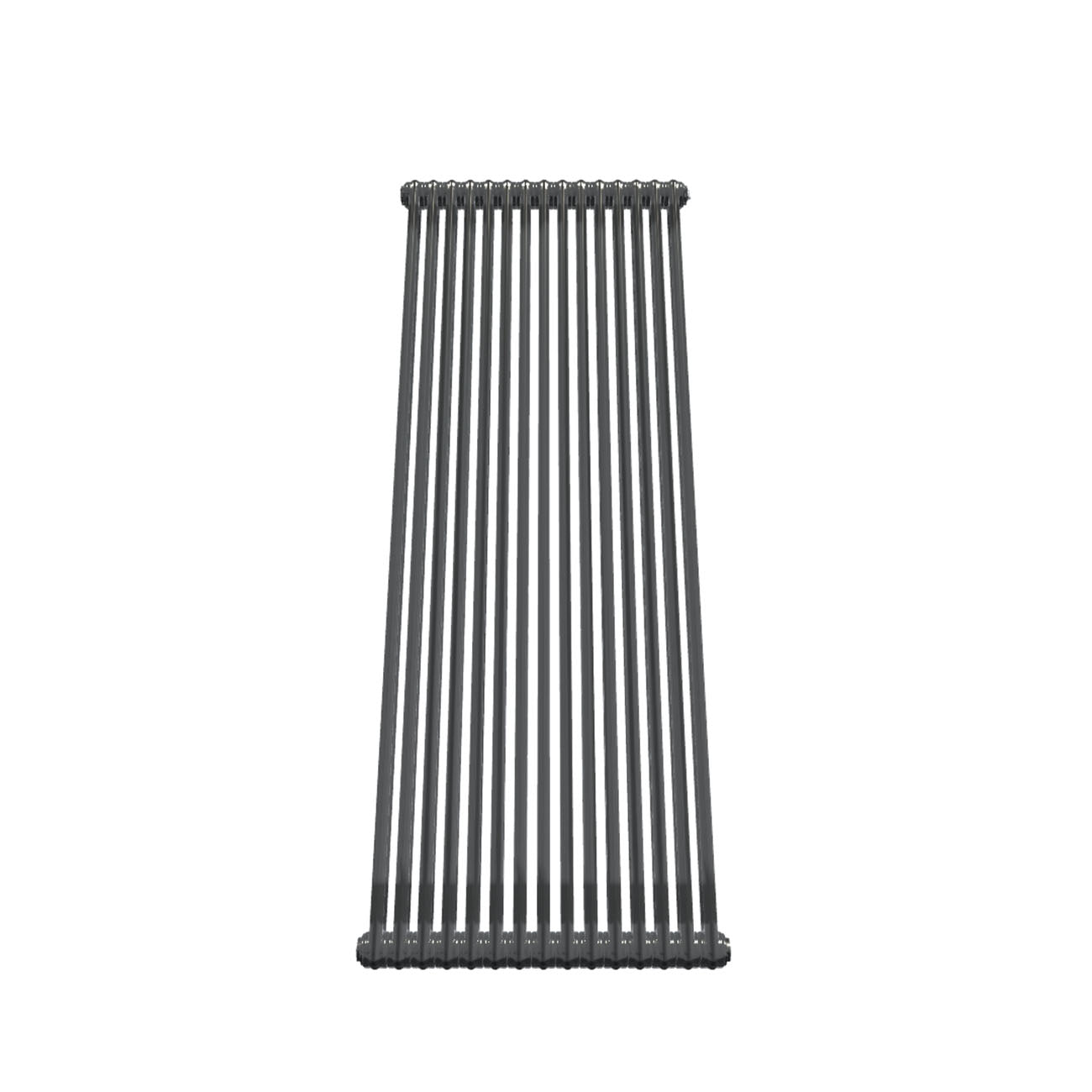 Bircham - Raw Metal Vertical Column Radiator H1800mm x W701mm 2 Column - Feet Included