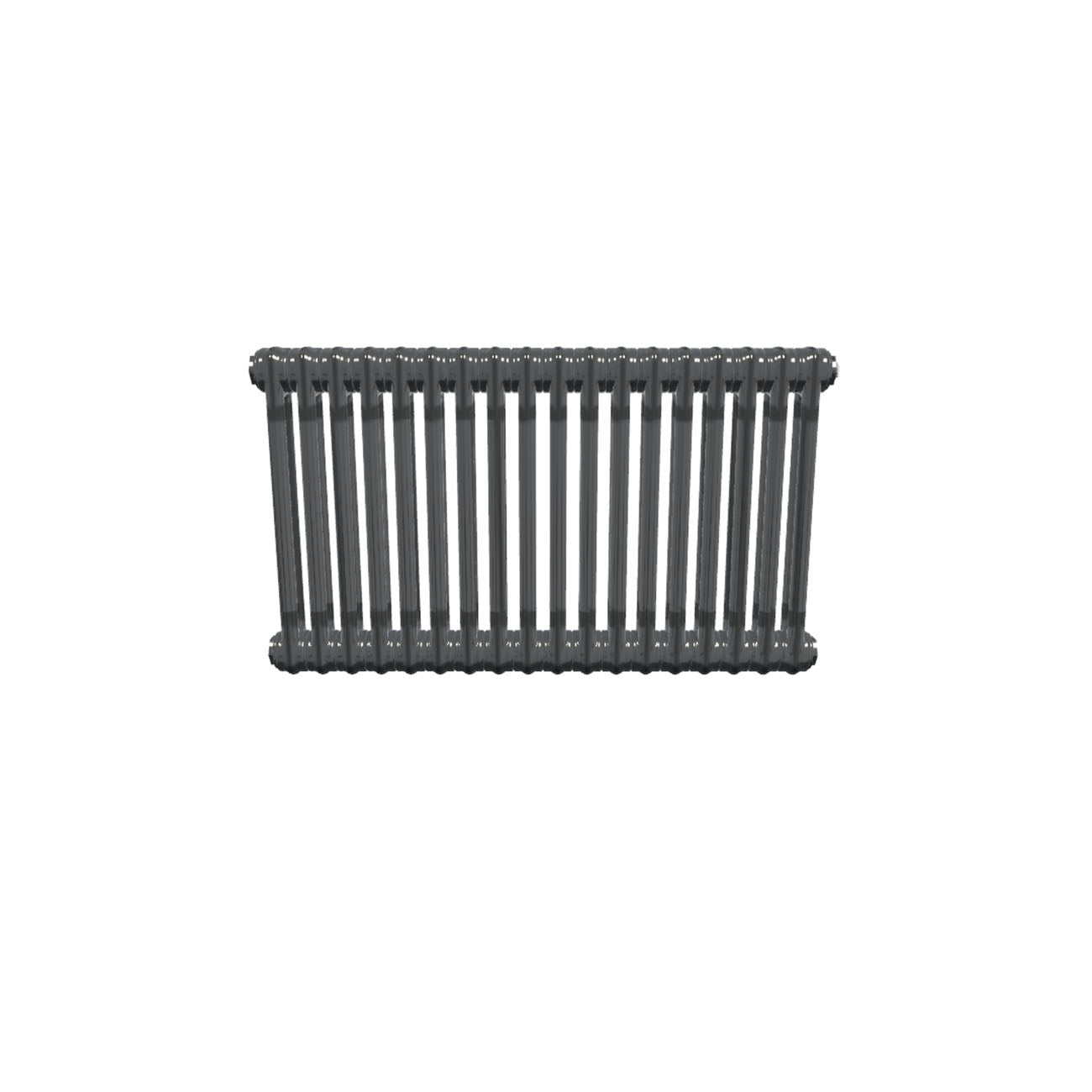 Bircham - Raw Metal Column Radiator H500mm x W836mm 2 Column - Feet Included