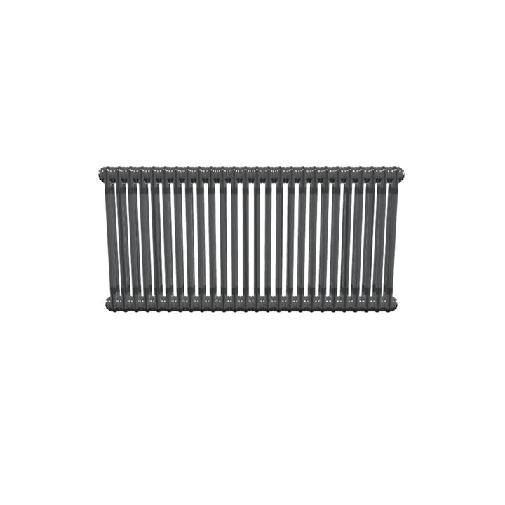 Bircham - Raw Metal Column Radiator H600mm x W1196mm 2 Column