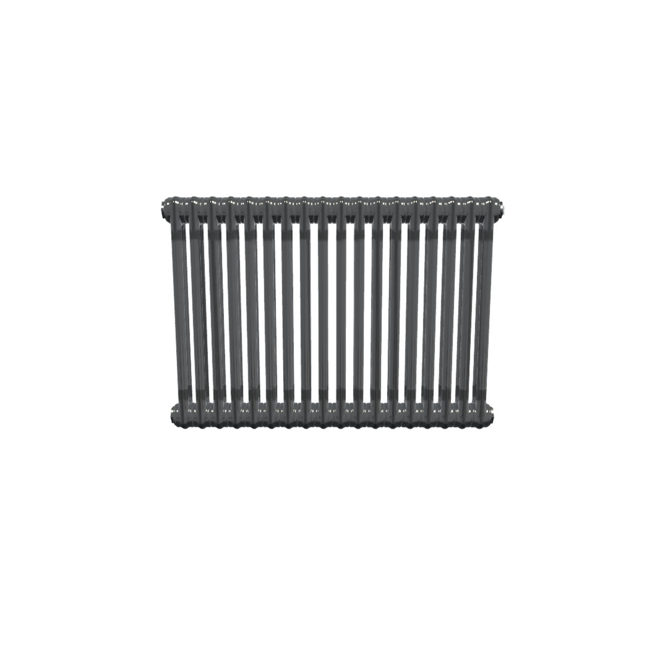 Bircham - Raw Metal Column Radiator H600mm x W836mm 2 Column
