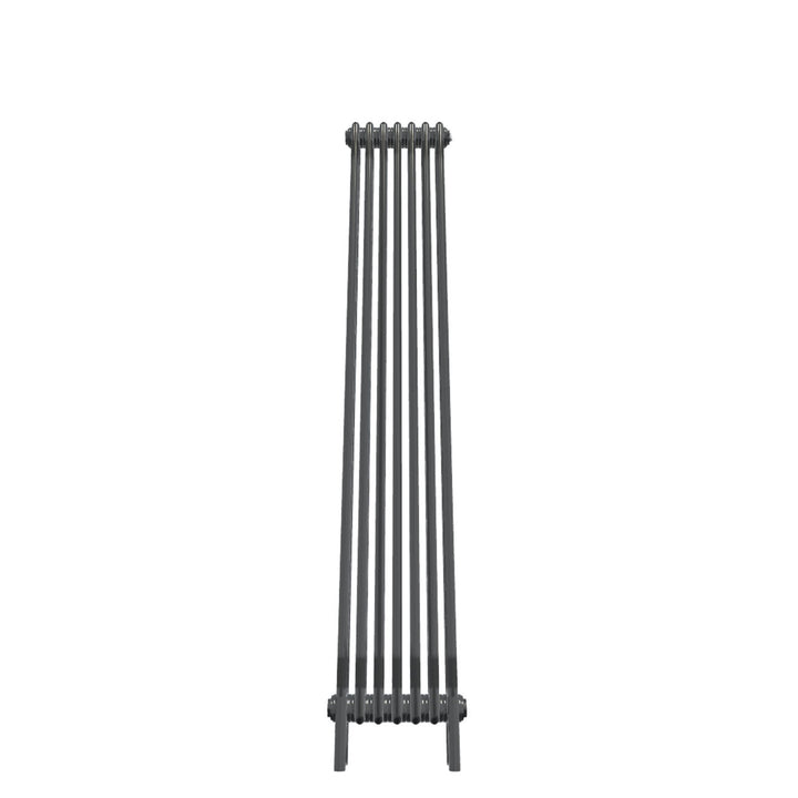 Bircham - Raw Metal Vertical Column Radiator H1800mm x W341mm 3 Column