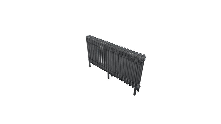 Bircham - Raw Metal Column Radiator H500mm x W1061mm 3 Column