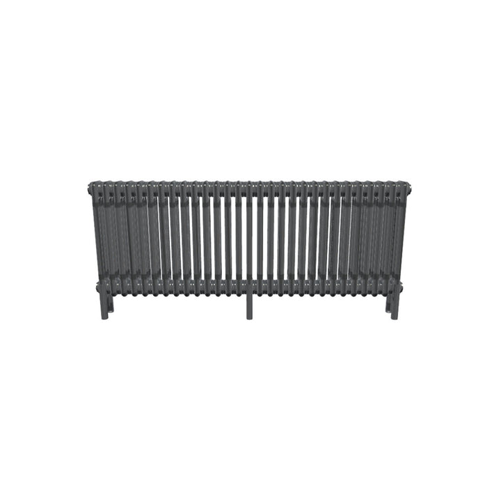 Bircham - Raw Metal Column Radiator H500mm x W1331mm 3 Column - Feet Included