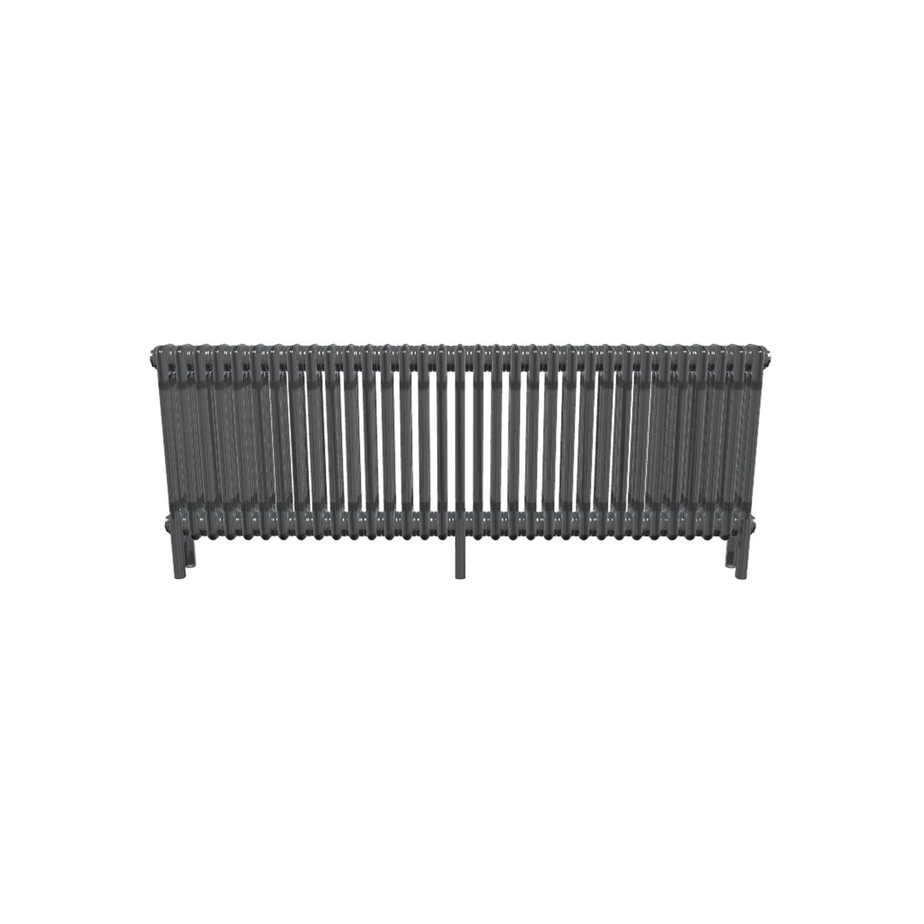 Bircham - Raw Metal Column Radiator H500mm x W1511mm 3 Column