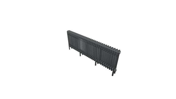 Bircham - Raw Metal Column Radiator H500mm x W1556mm 3 Column