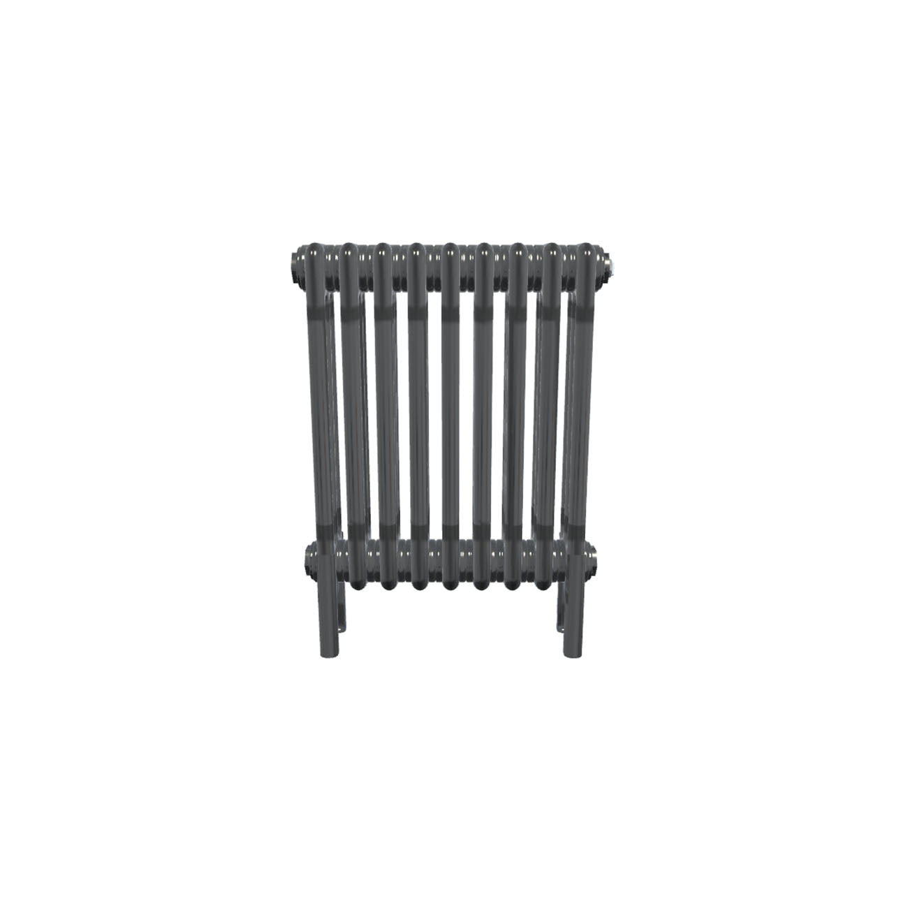 Bircham - Raw Metal Column Radiator H500mm x W431mm 3 Column