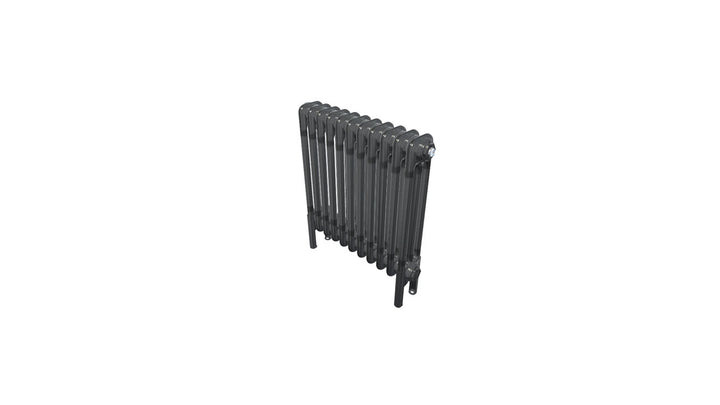 Bircham - Raw Metal Column Radiator H500mm x W521mm 3 Column