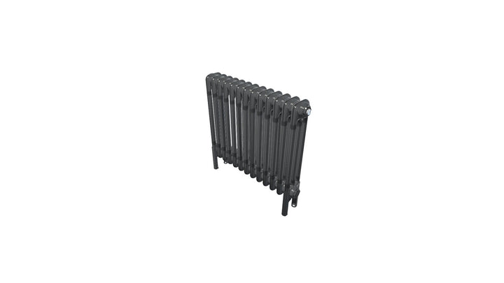 Bircham - Raw Metal Column Radiator H500mm x W611mm 3 Column