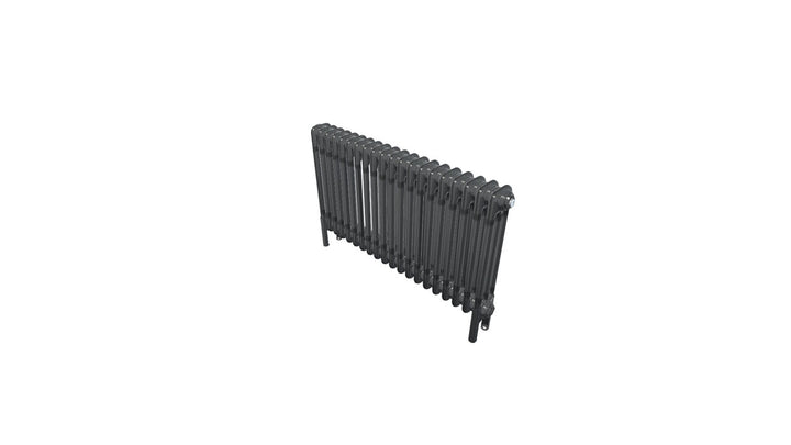 Bircham - Raw Metal Column Radiator H500mm x W926mm 3 Column