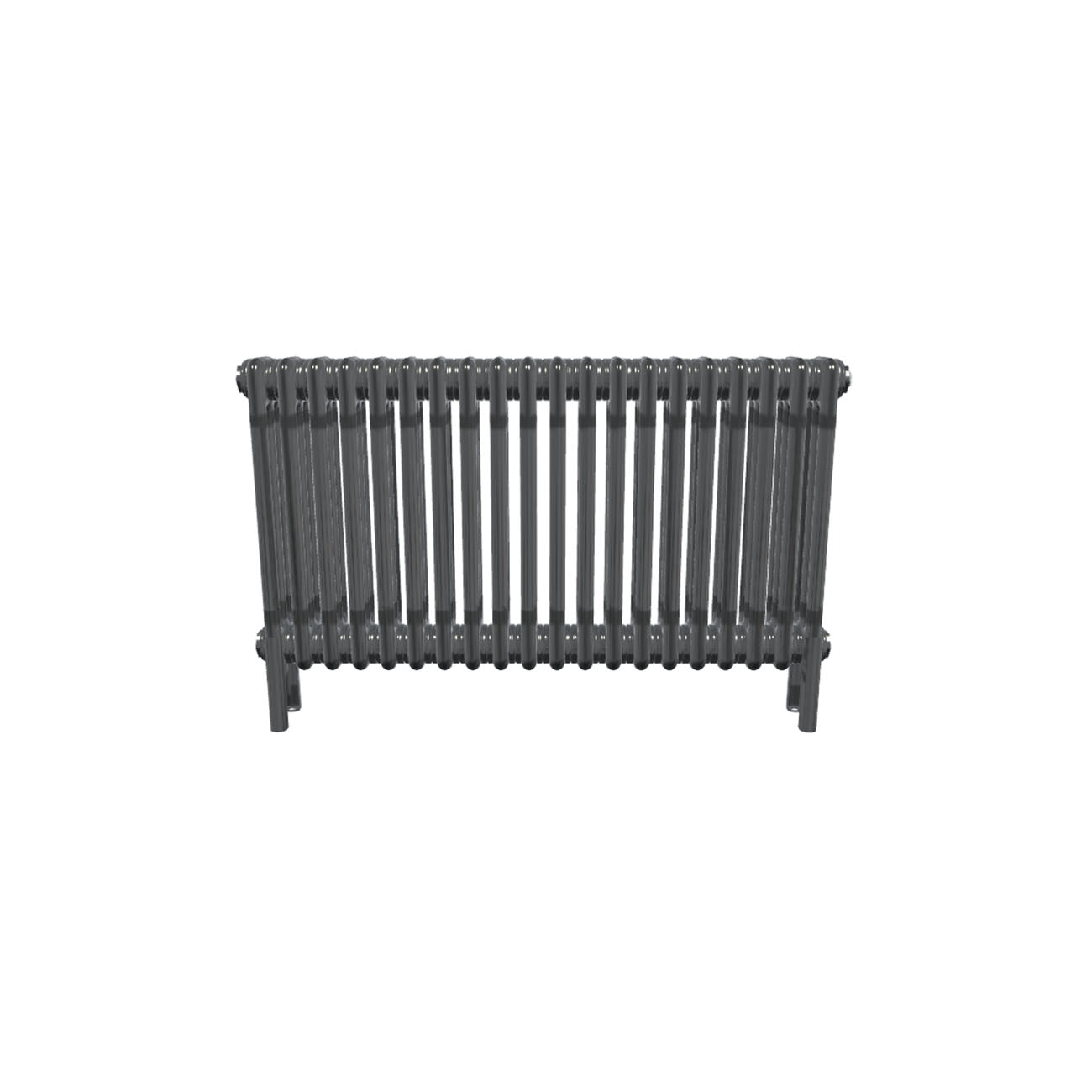Bircham - Raw Metal Column Radiator H500mm x W926mm 3 Column