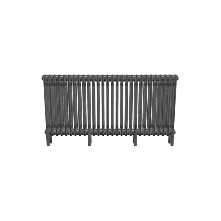 Bircham - Raw Metal Column Radiator H600mm x W1286mm 3 Column