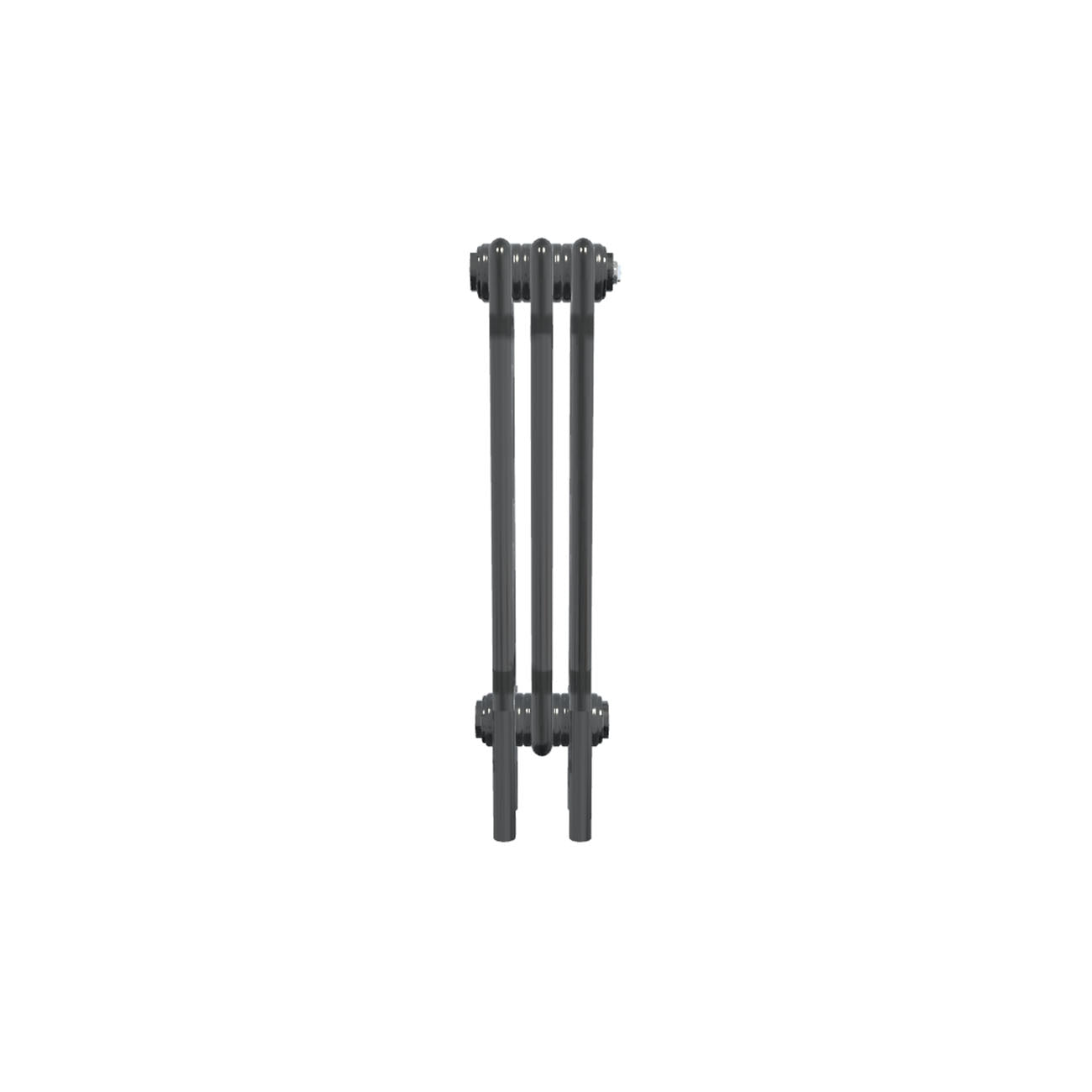Bircham - Raw Metal Column Radiator H600mm x W161mm 3 Column