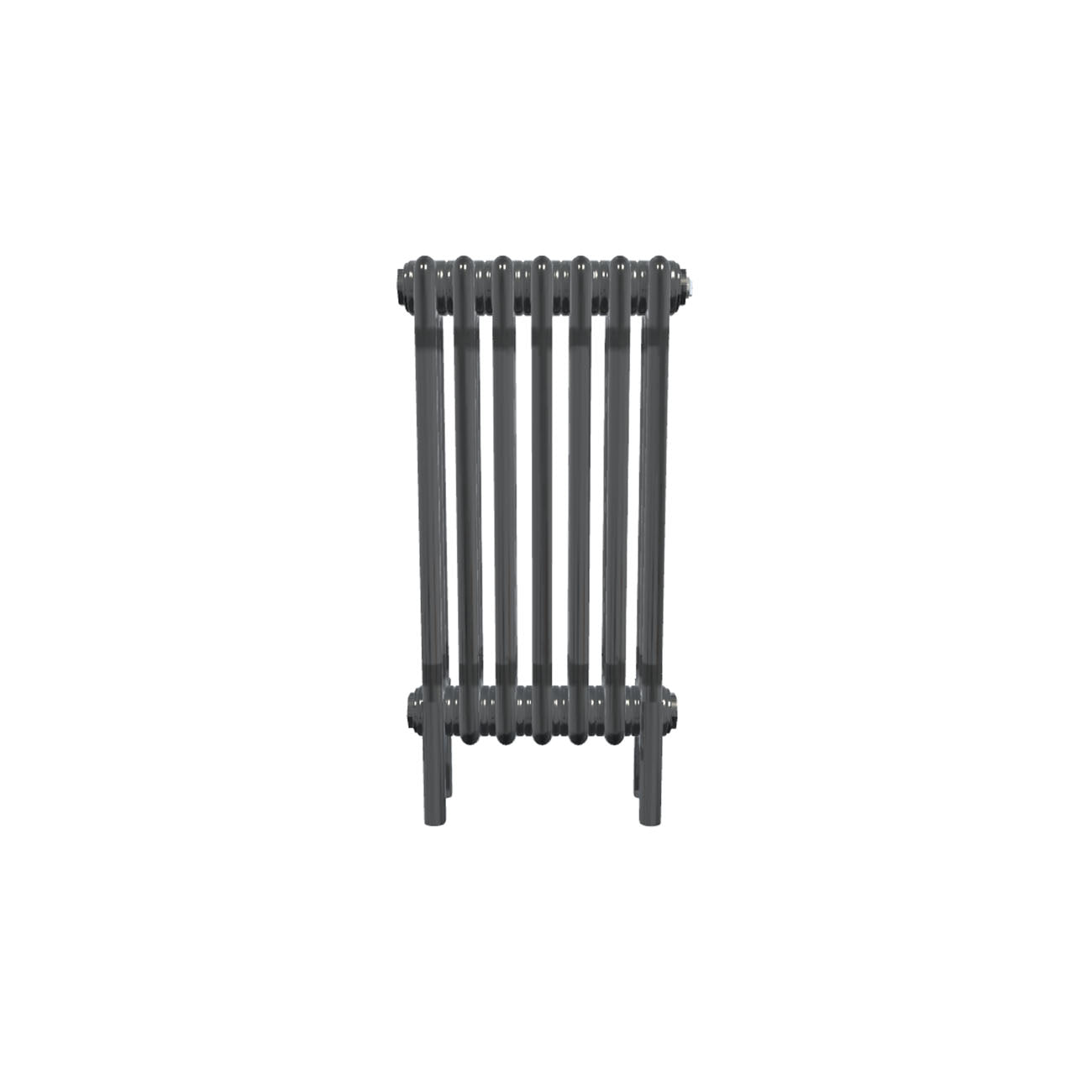 Bircham - Raw Metal Column Radiator H600mm x W341mm 3 Column