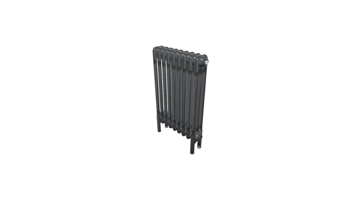 Bircham - Raw Metal Column Radiator H600mm x W431mm 3 Column