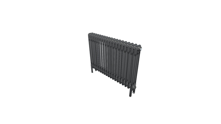 Bircham - Raw Metal Column Radiator H600mm x W881mm 3 Column