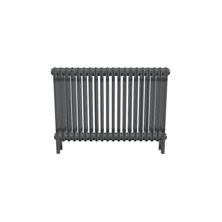 Bircham - Raw Metal Column Radiator H600mm x W926mm 3 Column - Feet Included