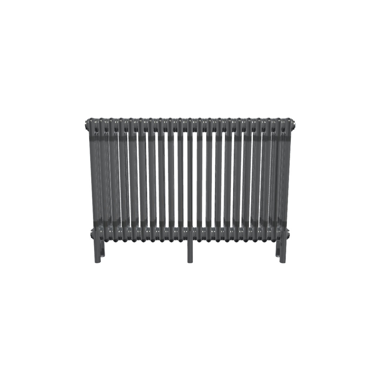 Bircham - Raw Metal Column Radiator H600mm x W971mm 3 Column