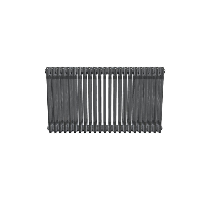 Bircham - Raw Metal Column Radiator H600mm x W1061mm 4 Column - Feet Included